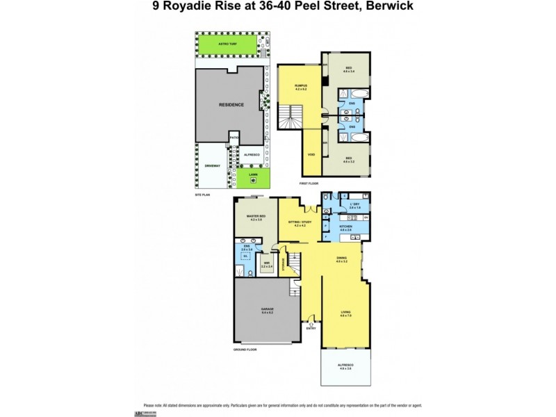 9 Royadie Rise at 36 – 40 Peel Street, Berwick VIC 3806 Floorplan