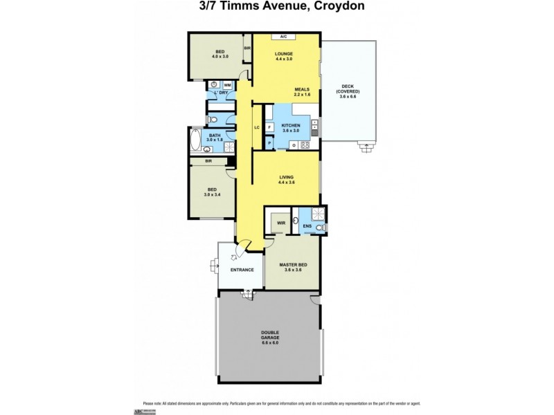 3/7 Timms Avenue, Croydon VIC 3136 Floorplan