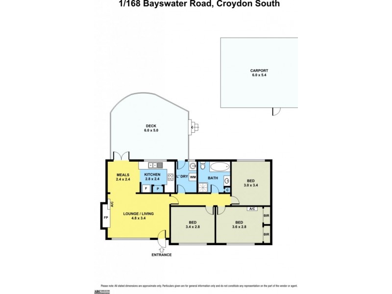 1/168 Bayswater Road, Croydon South VIC 3136 Floorplan