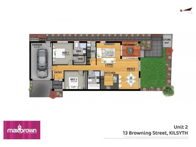 2/13 Browning Street, Kilsyth VIC 3137 Floorplan