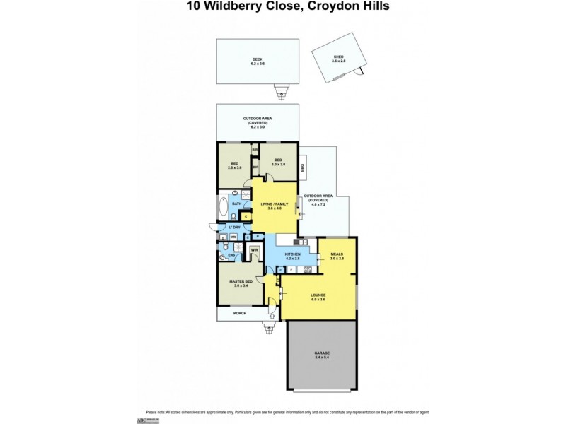 10 Wildberry Close, Croydon Hills VIC 3136 Floorplan