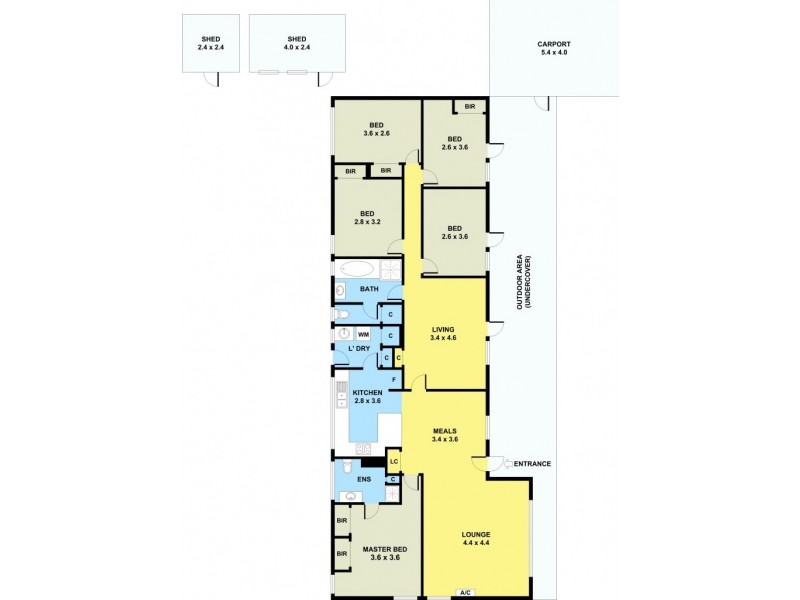 17 Shane Crescent, Croydon South VIC 3136 Floorplan