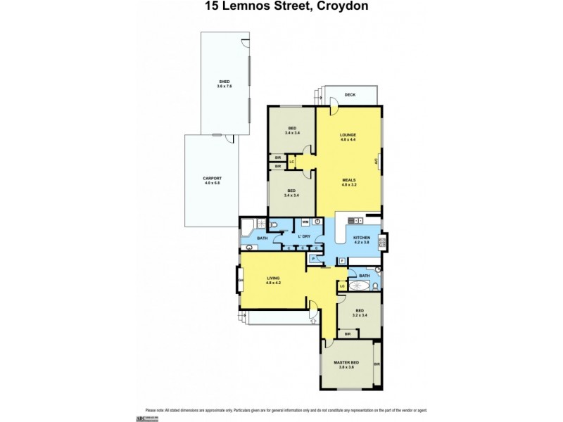 15 Lemnos Street, Croydon VIC 3136 Floorplan