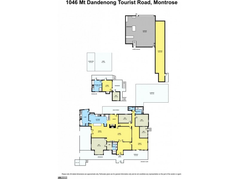 1046 Mount Dandenong Tourist Road, Montrose VIC 3765 Floorplan