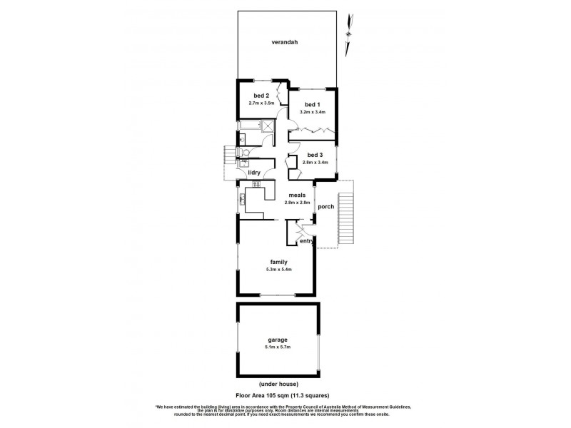 5 Joan Court, Woori Yallock VIC 3139 Floorplan