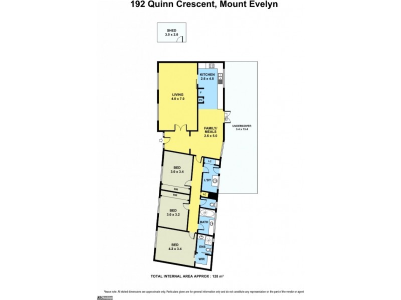 192 Quinn Crescent (Best access via Marcus St), Mount Evelyn VIC 3796 Floorplan