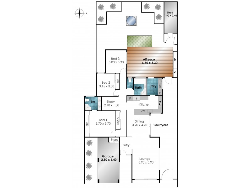 2/34 Salter Point Parade, Salter Point WA 6152 Floorplan