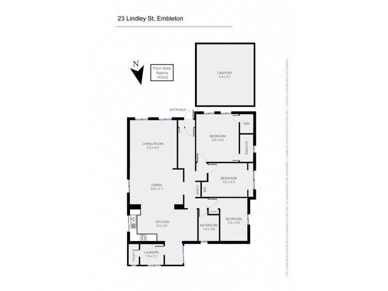 23 Lindley Street, Embleton WA 6062 Floorplan