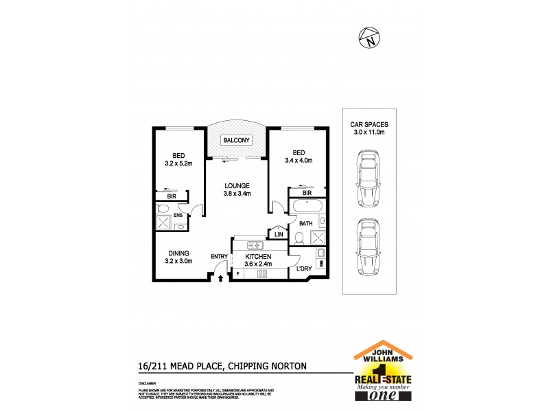 16/16 Frank Oliveri Drive, Chipping Norton NSW 2170 Floorplan