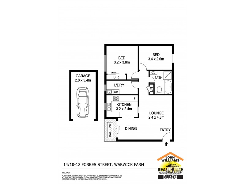 14/10-12 Forbes Street, Warwick Farm NSW 2170