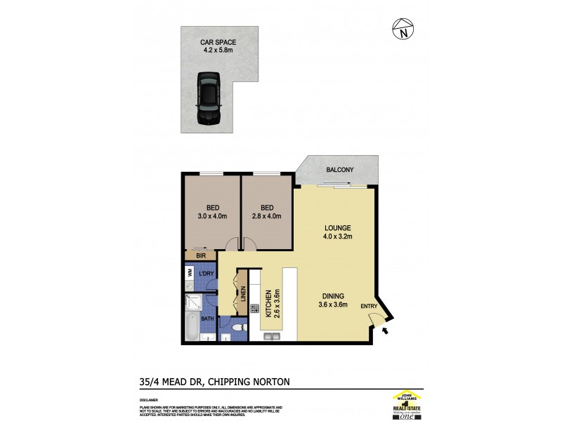 35/4 Mead Drive, Chipping Norton NSW 2170 Floorplan