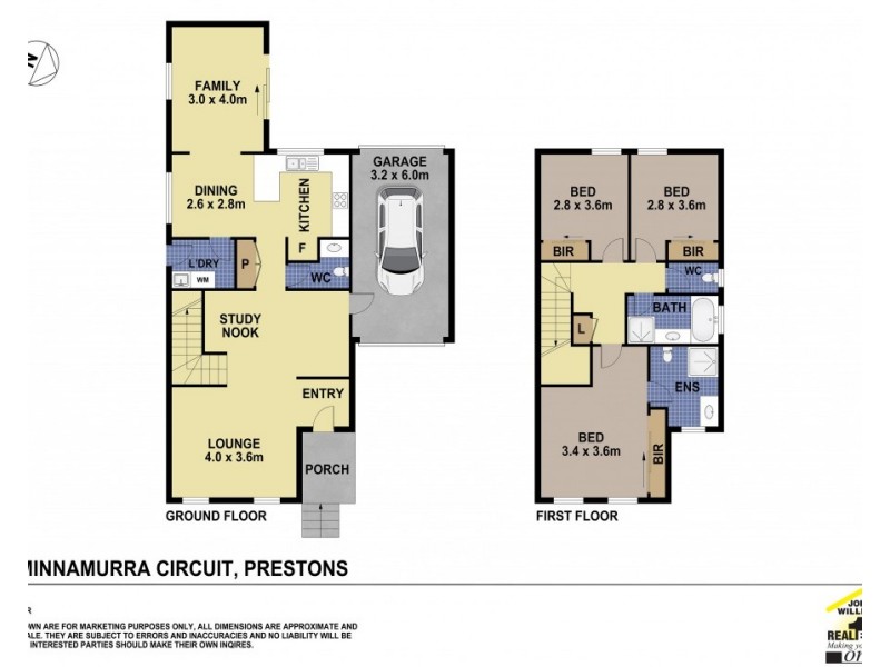 52 Minnamurra Circuit, Prestons NSW 2170 Floorplan