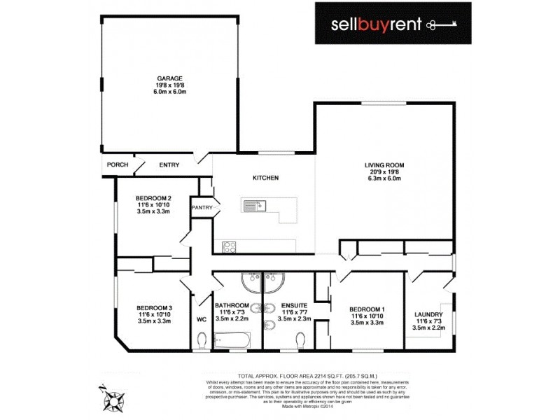2 BIRKDALE TERRACE, Wodonga VIC 3690 Floorplan