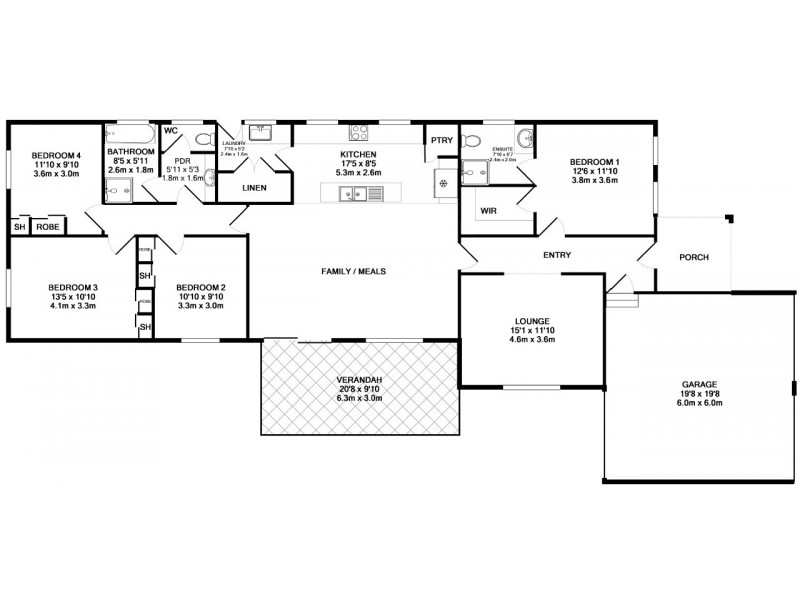 31 THORNEYCROFT AVENUE, Wodonga VIC 3690 Floorplan