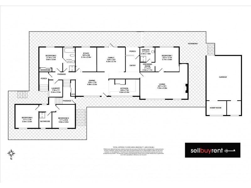 1 FORD COURT, Baranduda VIC 3691 Floorplan