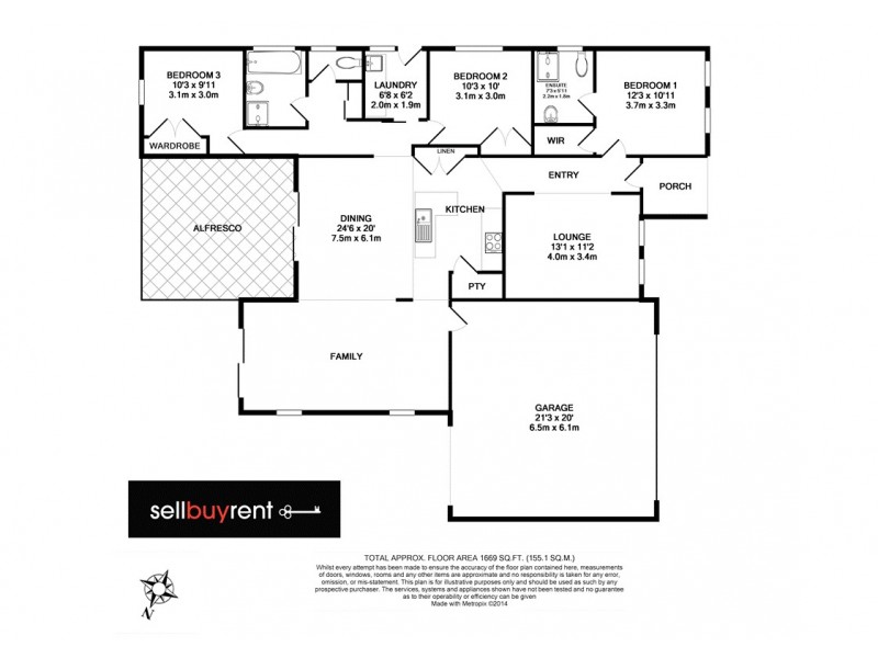 23 WHITELEY CIRCUIT, Baranduda VIC 3691 Floorplan