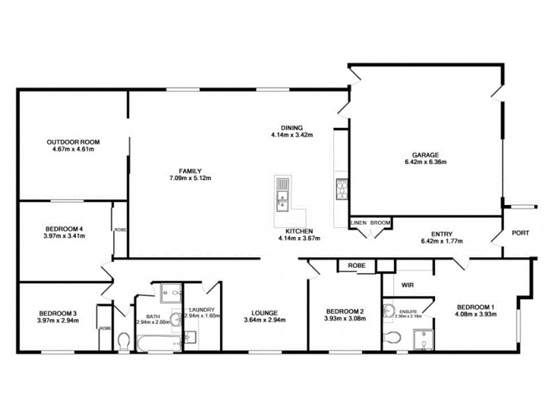 388 BEECHWORTH ROAD, Wodonga VIC 3690 Floorplan