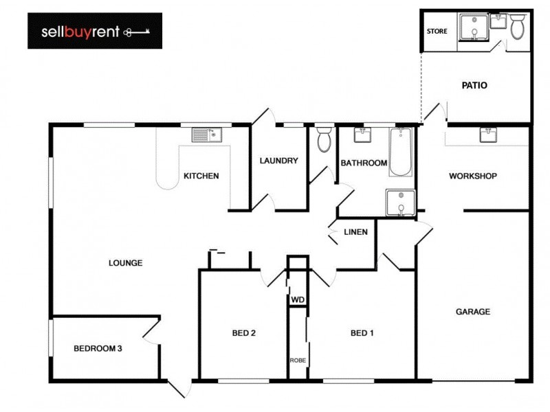 2/1 CELTIC COURT, Wodonga VIC 3690 Floorplan
