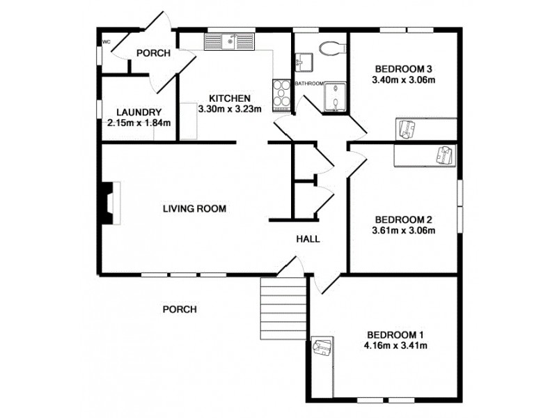 32 KELLY STREET, Wodonga VIC 3690 Floorplan