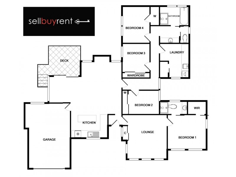 56 BALLARA DRIVE, Wodonga VIC 3690 Floorplan