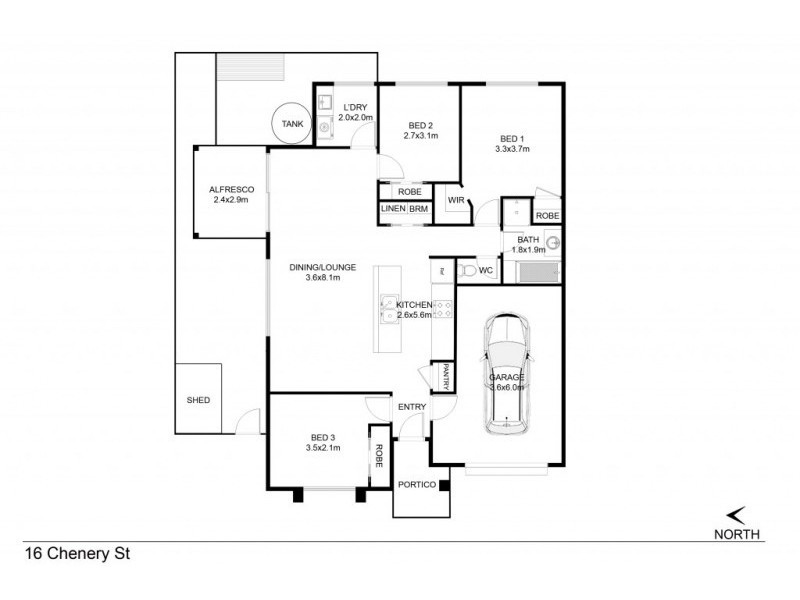 2/16 CHENERY STREET, Wodonga VIC 3690