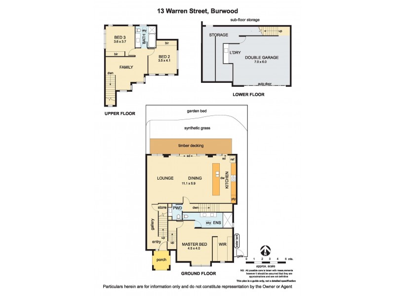 13 Warren Street, Burwood VIC 3125 Floorplan