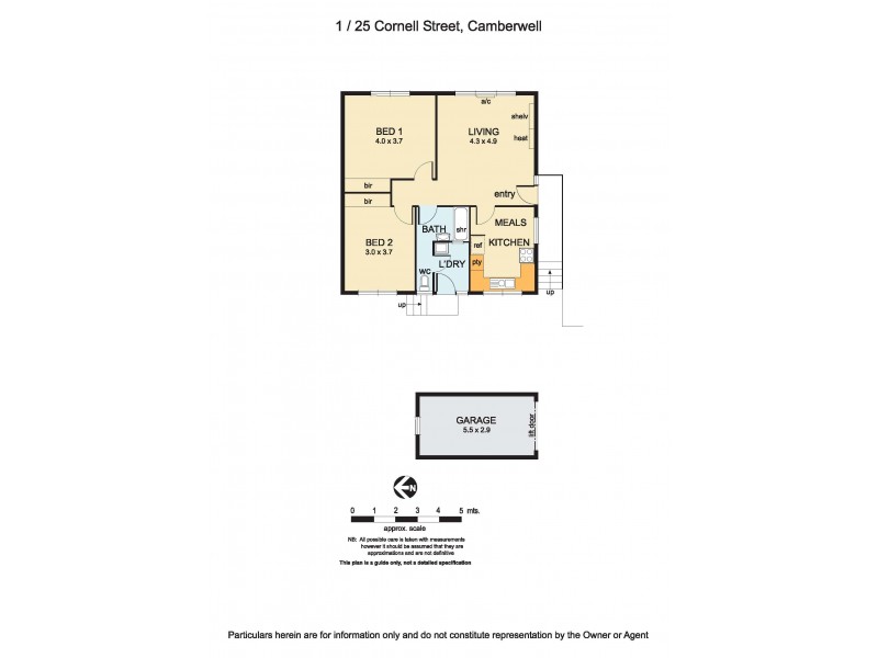 1/25 Cornell Street, Camberwell VIC 3124 Floorplan