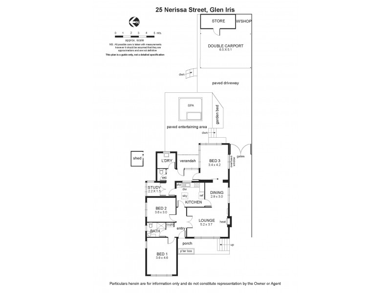 25 Nerissa Street, Glen Iris VIC 3146 Floorplan