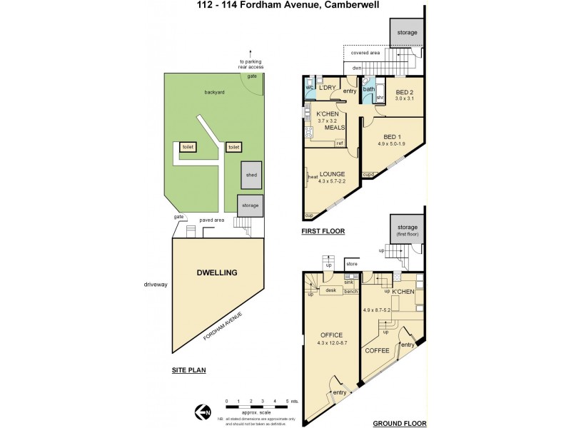 112 – 114 Fordham Avenue, Camberwell VIC 3124 Floorplan
