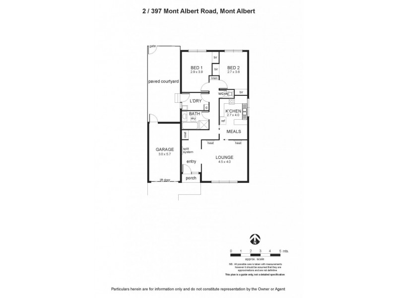 2/397 Mont Albert Road, Mont Albert VIC 3127 Floorplan