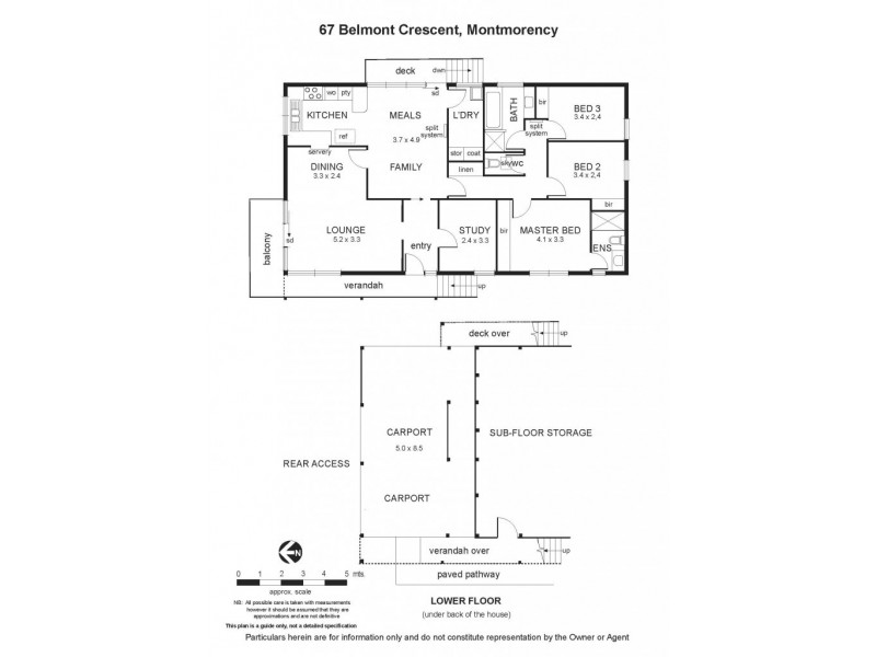 67 Belmont Crescent, Montmorency VIC 3094 Floorplan