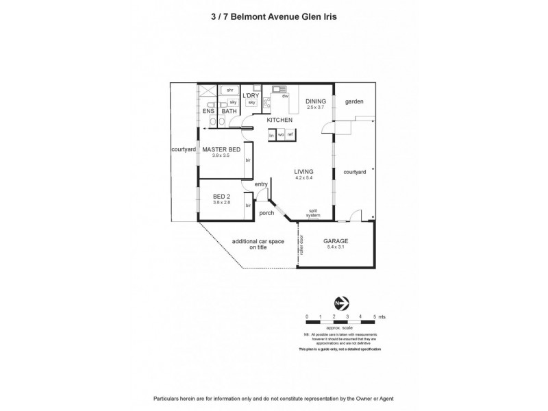 3/7 Belmont Avenue, Glen Iris VIC 3146 Floorplan