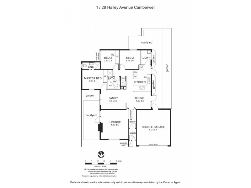 1/28 Halley Avenue, Camberwell VIC 3124 Floorplan