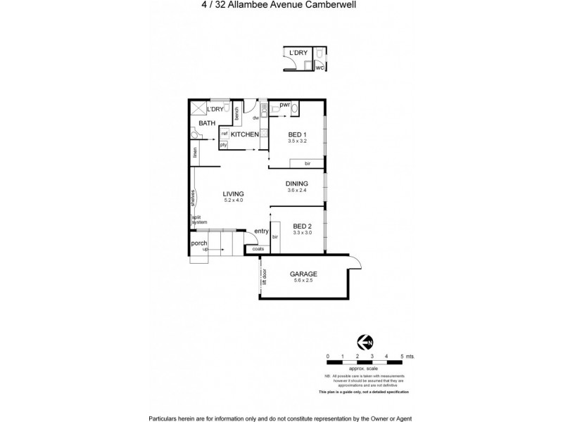 4/32 Allambee Avenue, Camberwell VIC 3124 Floorplan