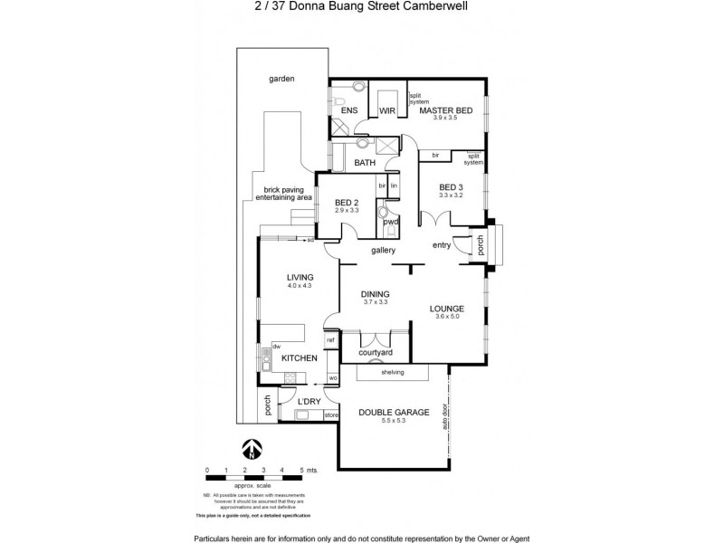 2/37 Donna Buang Street, Camberwell VIC 3124 Floorplan