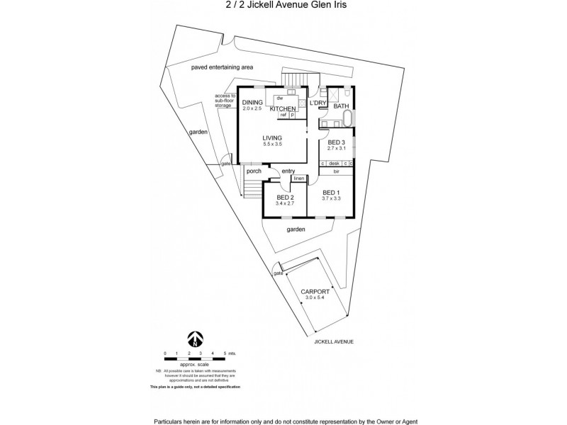 2/2 Jickell Avenue, Glen Iris VIC 3146 Floorplan