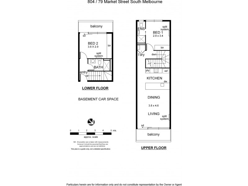 804/79 Market Street, South Melbourne VIC 3205 Floorplan