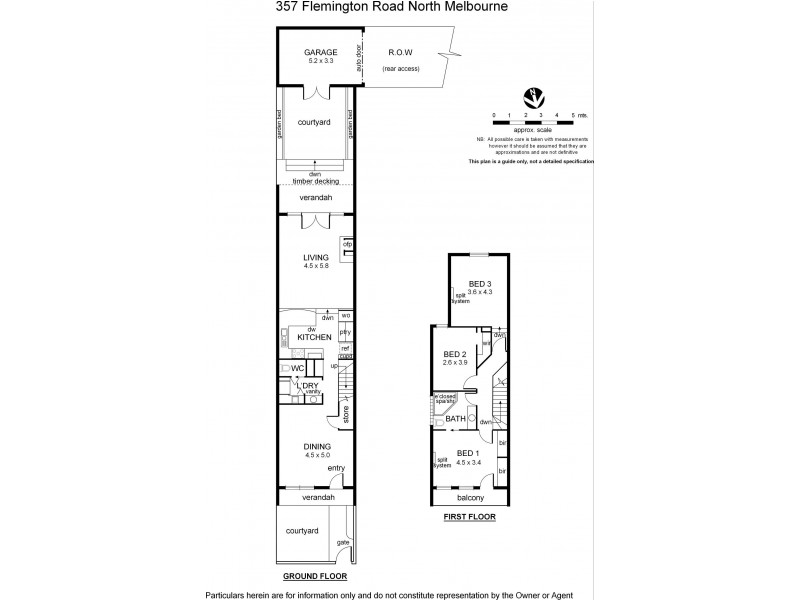 357 Flemington Road, North Melbourne VIC 3051 Floorplan