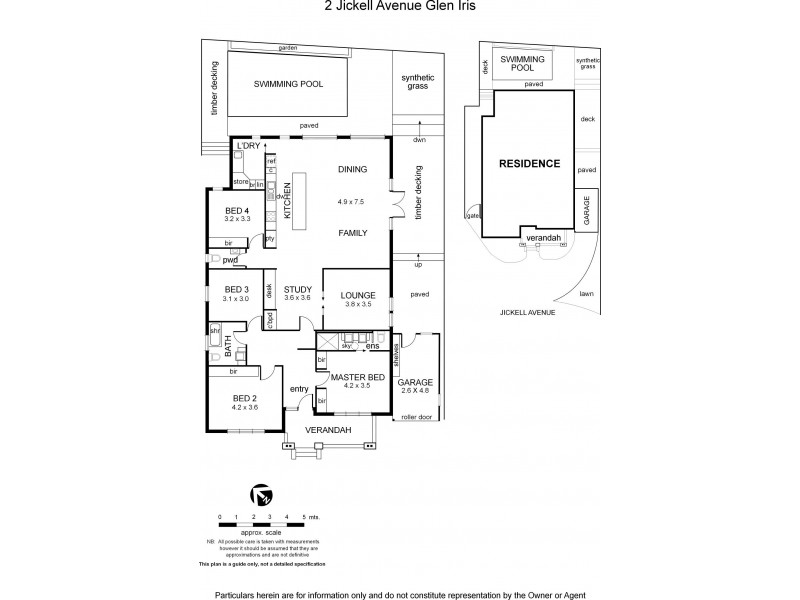 2 Jickell Avenue, Glen Iris VIC 3146 Floorplan