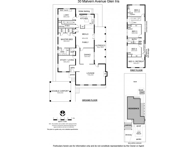 30 Malvern Avenue, Glen Iris VIC 3146 Floorplan