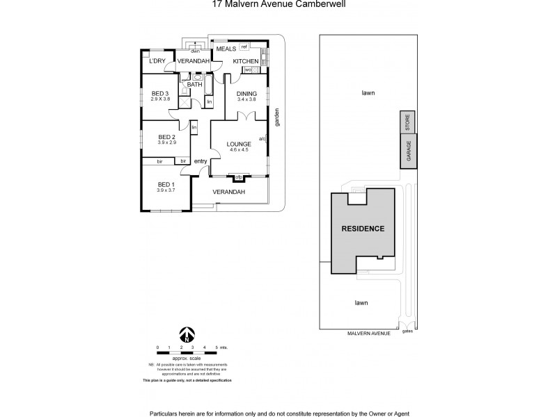 17 Malvern Avenue, Glen Iris VIC 3146 Floorplan