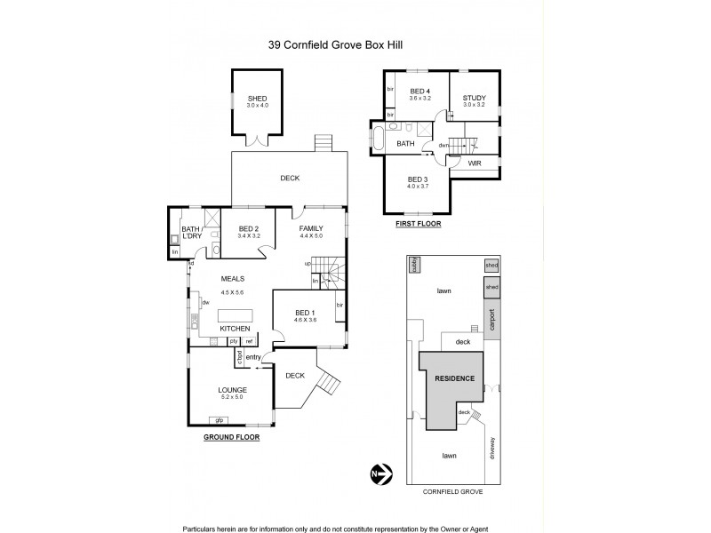 39 Cornfield Grove, Box Hill South VIC 3128 Floorplan