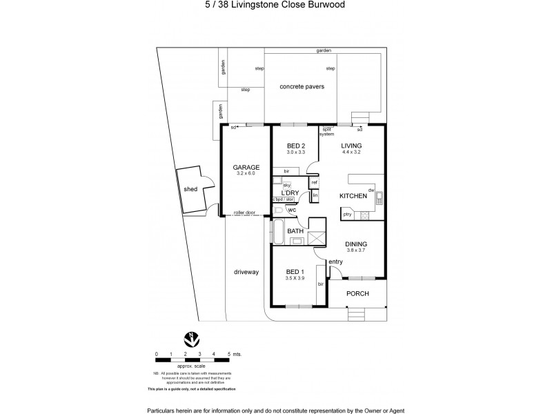 5/38 Livingstone Close, Burwood VIC 3125 Floorplan
