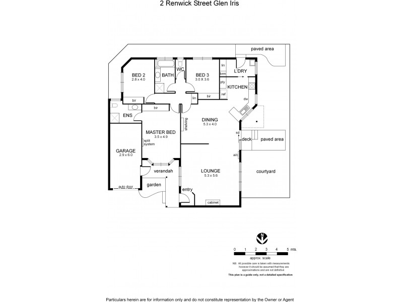 2 Renwick Street, Glen Iris VIC 3146 Floorplan