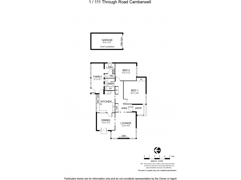 1/111 Through Road, Camberwell VIC 3124 Floorplan