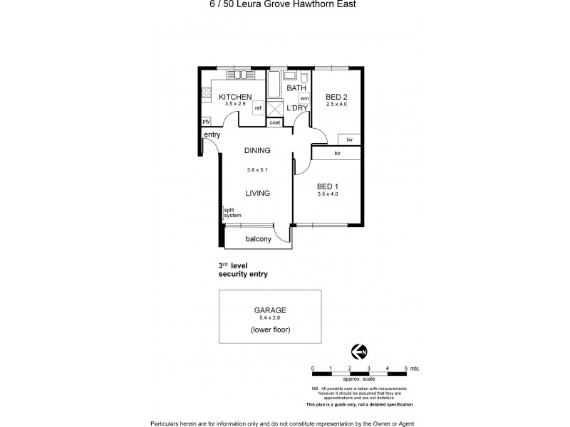 6/50 Leura Grove, Hawthorn East VIC 3123 Floorplan