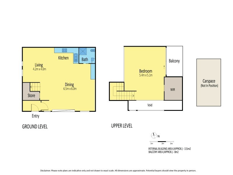 1/7 Bruce Street, Kensington VIC 3031 Floorplan