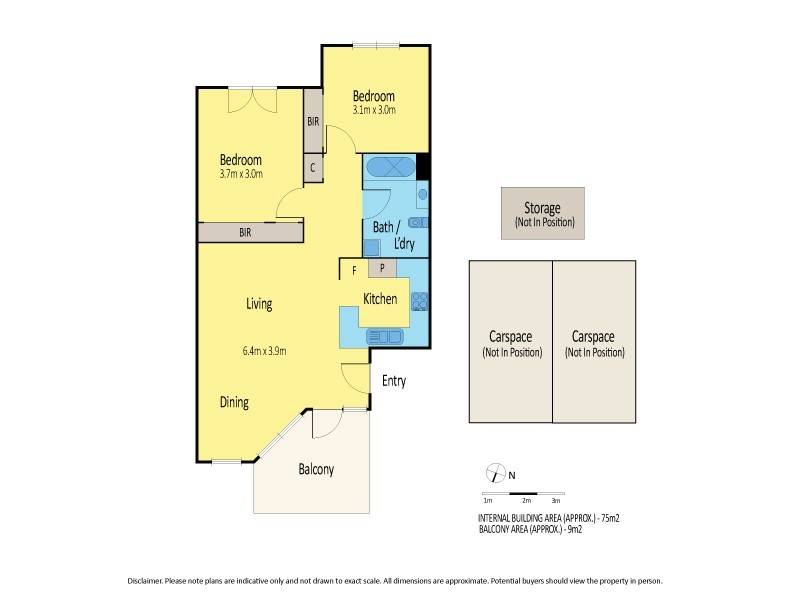 14/8-32 Howlett Street, Kensington VIC 3031 Floorplan