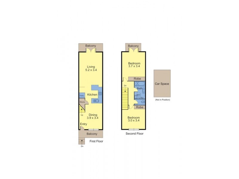 24/2 Ballarat Road, Footscray VIC 3011 Floorplan