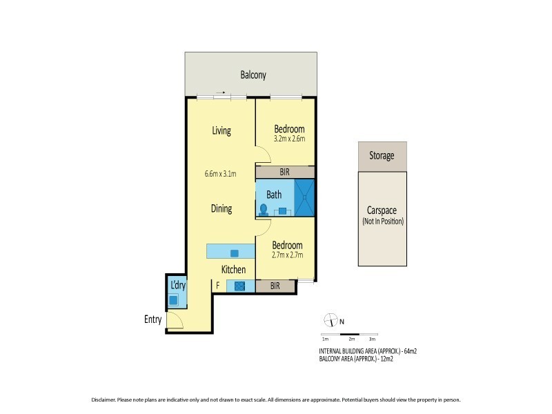1/122 Maribyrnong Road, Moonee Ponds VIC 3039 Floorplan